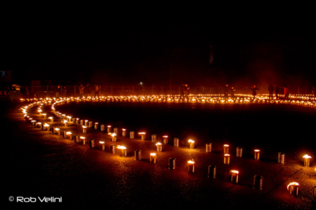 Parafin candle installation