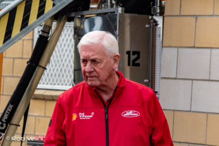 Ex Race driver Dick Johnson at Symmons Plains
